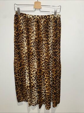 Timing Leopard-Print Maxi Skirt — Brown, Black & Cream